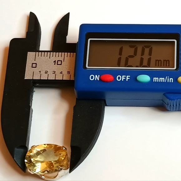 LARGE LEMON QUARTZ PENDANT - Picture 5 of 6